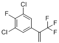 structure of CAS# 928783-84-0, 1,3-二氯-2-氟-5-[1-(三氟甲基)乙烯基]-苯