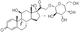 CAS # 92901-23-0, (11beta,16alpha)-9-Fluoro-21-(beta-D-galactopyranosyloxy)-11,17-dihydroxy-16-methylpregna-1,4-diene-3,20-dione