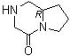 (8aR)-Hexahydropyrrolo[1,2-a]pyrazin-4(1H)-one molecular structure (CAS 929047-07-4)