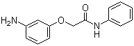 CAS 登录号：92906-39-3, 2-(3-氨基苯氧基)-N-苯基乙酰胺