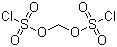 Chlorosulfuric acid S,S'-methylene ester molecular structure (CAS 92975-18-3)