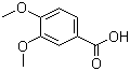 structure of CAS# 93-07-2, 3,4-Dimethoxybenzoic acid