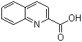 CAS # 93-10-7, Quinaldic acid, 2-Quinolinecarboxylic acid, Quinoline-2-carboxylic acid