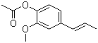 乙酸异丁香酚酯分子结构 (CAS 93-29-8)