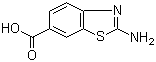 2-氨基苯并噻唑-6-甲酸分子结构 (CAS 93-85-6)
