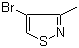 3-甲基-4-溴异噻唑分子结构 (CAS 930-42-7)