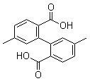 5,5'-Dimethyl-[1,1'-biphenyl]-2,2'-dicarboxylic acid molecular structure (CAS 93012-36-3)