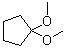 环戊酮二甲基缩醛分子结构 (CAS 931-94-2)