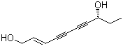 (R,E)-Deca-2-ene-4,6-diyne-1,8-diol molecular structure (CAS 931116-24-4)