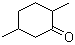 2,5-Dimethylcyclohexanone molecular structure (CAS 932-51-4)