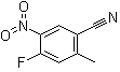 4-Fluoro-2-methyl-5-nitrobenzonitrile molecular structure (CAS 932375-18-3)