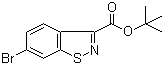 CAS # 932702-07-3, tert-Butyl 6-bromobenzo[d]isothiazole-3-carboxylate, 6-Bromo-1,2-benzisothiazole-3-carboxylic acid 1,1-dimethylethyl ester