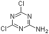 2-氨基-4,6-二氯-S-三嗪分子结构 (CAS 933-20-0)