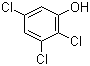 2,3,5-三氯苯酚分子结构 (CAS 933-78-8)