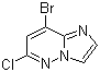 structure of CAS# 933190-51-3, 8-溴-6-氯咪唑并[1,2-b]哒嗪