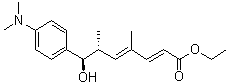 CAS 登录号：934246-98-7, (2E,4E,6R,7R)-7-[4-(二甲基氨基)苯基]-7-羟基-4,6-二甲基庚-2,4-二烯酸乙酯