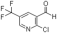 structure of CAS# 934279-60-4, 2-Chloro-5-(trifluoromethyl)pyridine-3-carbaldehyde