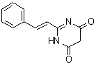 CAS 登录号：934355-24-5, 2-[(1E)-2-苯乙烯基]-4,6(1H,5H)-嘧啶二酮