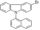 structure of CAS# 934545-83-2, 9-(1-Naphthyl)-3-bromocarbazole