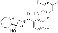 GDC-0973 molecular structure (CAS 934660-93-2)