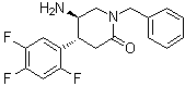 (4R,5R)-rel-5-Amino-1-(phenylmethyl)-4-(2,4,5-trifluorophenyl)-2-piperidinone molecular structure (CAS 936482-13-2)