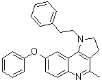 CAS # 936622-80-9, 4-Methyl-1-(2-phenylethyl)-8-phenoxy-2,3-dihydro-1H-pyrrolo[3,2-c]quinoline