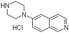structure of CAS# 936643-77-5, 6-(1-Piperazinyl)isoquinoline hydrochloride