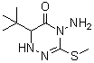 CAS # 93679-16-4, 4-Amino-6-(1,1-dimethylethyl)-1,6-dihydro-3-(methylthio)-1,2,4-triazin-5(4H)-one