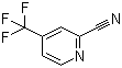 2-氰基-4-三氟甲基吡啶分子结构 (CAS 936841-69-9)