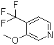 structure of CAS# 936841-72-4, 3-Methoxy-4-(trifluoromethyl)pyridine