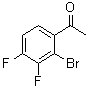 structure of CAS# 936846-32-1, 2'-Bromo-3',4'-difluoroacetophenone
