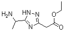 CAS # 936940-52-2, 5-(1-Aminoethyl)-1H-1,2,4-triazole-3-acetic acid ethyl ester