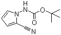 tert-Butyl (2-cyano-1H-pyrrol-1-yl)carbamate molecular structure (CAS 937046-96-3)
