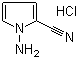 structure of CAS# 937046-97-4, 1-Amino-1H-pyrrole-2-carbonitrile hydrochloride