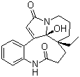 CAS 登录号：93710-27-1, Leuconolam, (8aR,12aS,14bS)-8a-乙基-7,8,8a,10,11,12a-六氢-12a-羟基吲嗪并[8,1-ef][1]苯并乌头原碱-6,13(5H,9H)-二酮