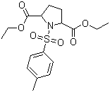 1-对甲苯磺酰基-2,5-吡咯烷二羧酸二乙酯分子结构 (CAS 93725-00-9)
