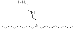 N2-(2-Aminoethyl)-N1,N1-dioctyl-1,2-ethanediamine molecular structure (CAS 93839-37-3)