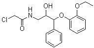 CAS # 93852-40-5, 2-Chloro-N-[3-(2-ethoxyphenoxy)-2-hydroxy-3-phenylpropyl]acetamide
