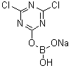 CAS 登录号：93857-71-7, 4,6-二氯-1,3,5-三嗪-2-醇单硼酸酯单钠盐