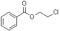 2-氯乙基苯甲酸酯分子结构 (CAS 939-55-9)