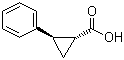 structure of CAS# 939-90-2, trans-2-Phenylcyclopropane-1-carboxylic acid