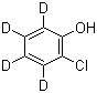 structure of CAS# 93951-73-6, 2-Chlorophenol-3,4,5,6-D4