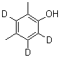 structure of CAS# 93951-75-8, 4,6-二甲基苯酚-2,3,5-d<sub>3</sub>
