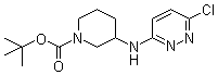 3-[(6-Chloro-3-pyridazinyl)amino]-1-piperidinecarboxylic acid tert-butyl ester molecular structure (CAS 939986-11-5)