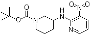 CAS # 939986-16-0, 3-[(3-Nitro-2-pyridinyl)amino]-1-piperidinecarboxylic acid tert-butyl ester