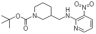 CAS # 939986-17-1, 3-[[(3-Nitro-2-pyridinyl)amino]methyl]-1-piperidinecarboxylic acid tert-butyl ester