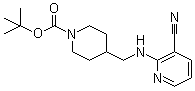 CAS # 939986-22-8, 4-[[(3-Cyano-2-pyridinyl)amino]methyl]-1-piperidinecarboxylic acid tert-butyl ester