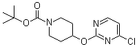CAS 登录号：939986-46-6, 4-[(4-氯-2-嘧啶基)氧基]-1-哌啶甲酸叔丁酯