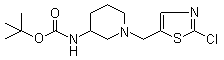 N-[1-[(2-Chloro-5-thiazolyl)methyl]-3-piperidinyl]carbamic acid tert-butyl ester molecular structure (CAS 939986-55-7)