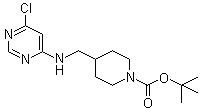 CAS 登录号：939986-79-5, 4-[[(6-氯-4-嘧啶基)氨基]甲基]-1-哌啶甲酸叔丁酯